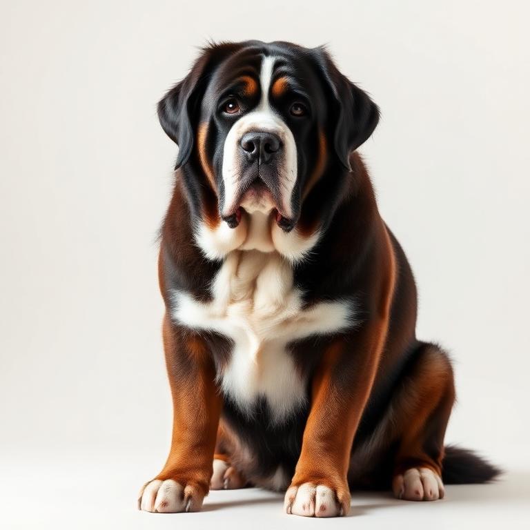 Saint Bernard dog
